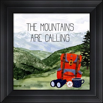 Framed Outdoor Adventure II Print