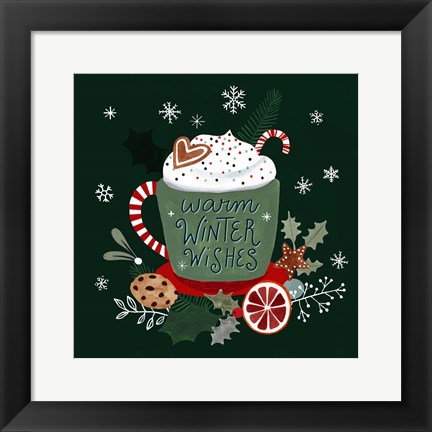 Framed Christmas Comforts II Print