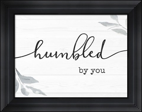 Framed Faithful Script I Print