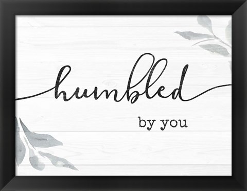 Framed Faithful Script I Print