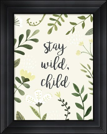 Framed Nursery Sentiment II Print