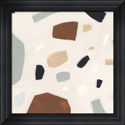 Framed Terrazzo Shards II Print