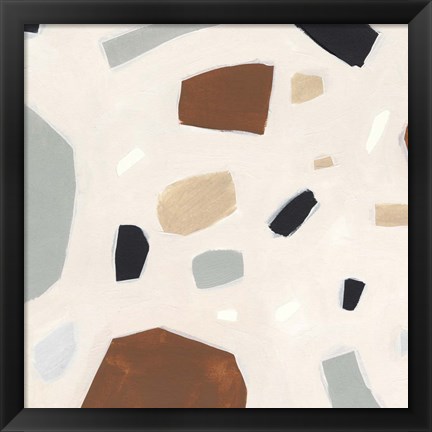 Framed Terrazzo Shards II Print