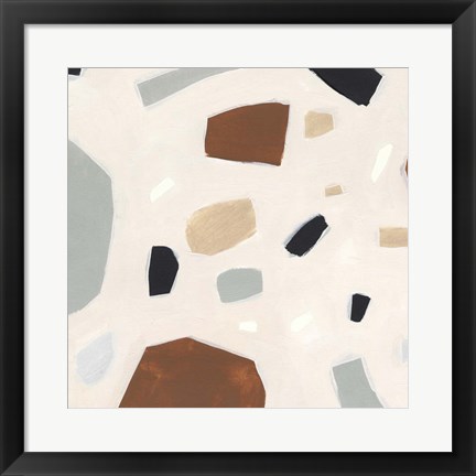 Framed Terrazzo Shards II Print