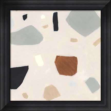 Framed Terrazzo Shards III Print