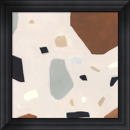 Framed Terrazzo Shards IV Print