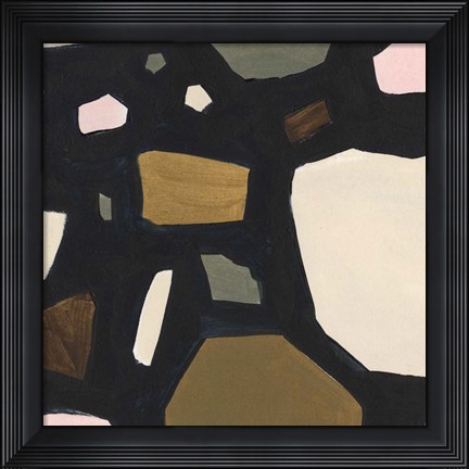 Framed Terrazzo Shards V Print