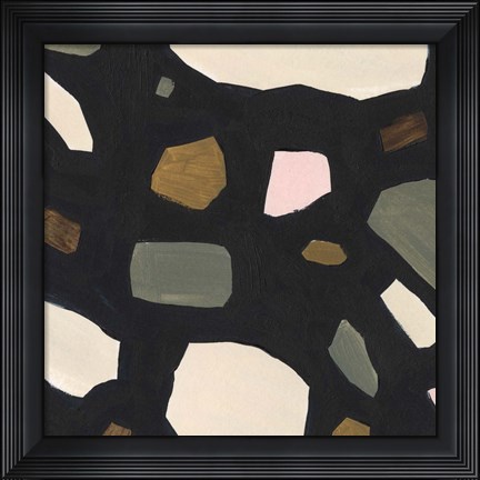 Framed Terrazzo Shards VI Print