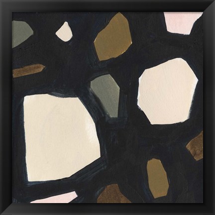 Framed Terrazzo Shards VII Print