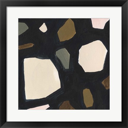 Framed Terrazzo Shards VII Print