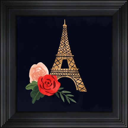 Framed Oui Oui Glam II Print