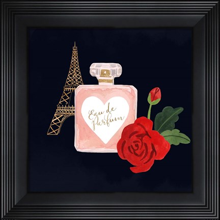 Framed Oui Oui Glam III Print