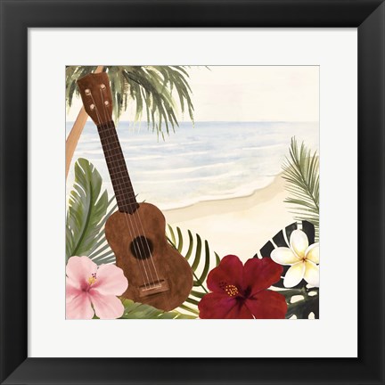 Framed Aloha I Print