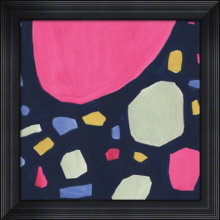 Framed Bright Terrazzo II Print