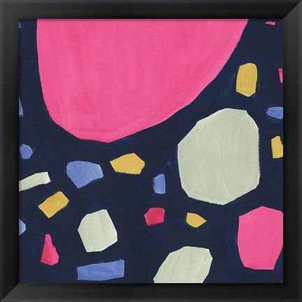 Framed Bright Terrazzo II Print