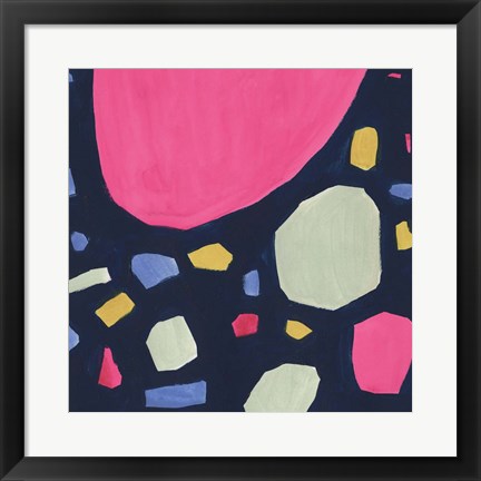 Framed Bright Terrazzo II Print