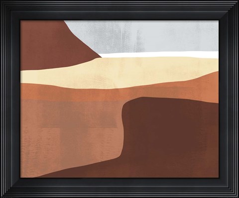 Framed Sedona Colorblock II Print