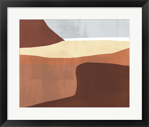 Framed Sedona Colorblock II Print