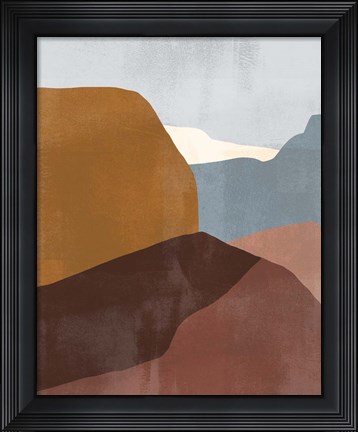 Framed Sedona Colorblock III Print