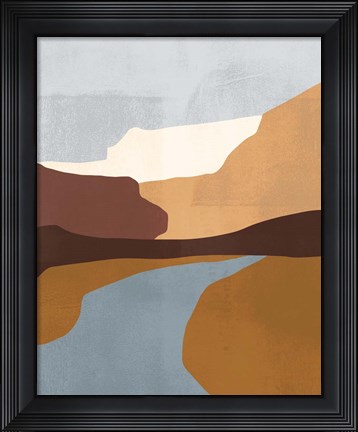 Framed Sedona Colorblock IV Print