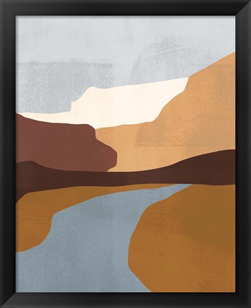 Framed Sedona Colorblock IV Print