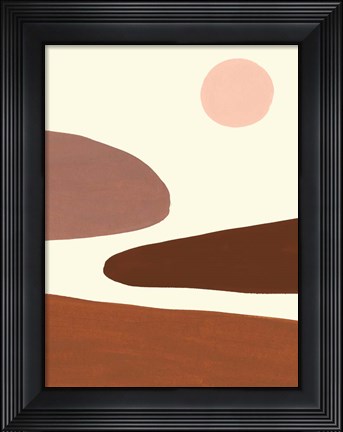 Framed Simple Scape II Print