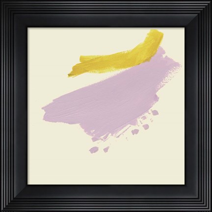 Framed Lemon &amp; Lilac I Print