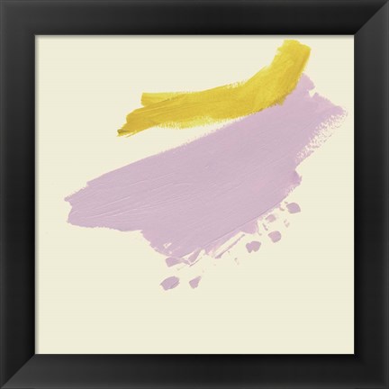 Framed Lemon &amp; Lilac I Print