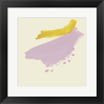 Framed Lemon &amp; Lilac I Print