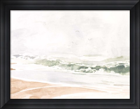 Framed Sandy Surf II Print