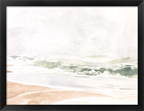 Framed Sandy Surf II Print