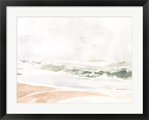 Framed Sandy Surf II Print