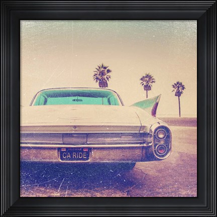 Framed Vintage Ride I Print