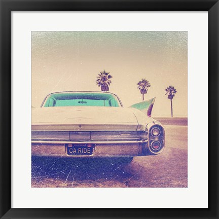 Framed Vintage Ride I Print