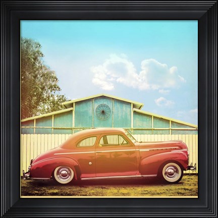 Framed Vintage Ride II Print