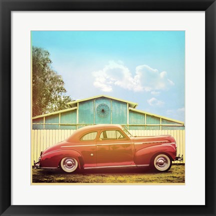 Framed Vintage Ride II Print