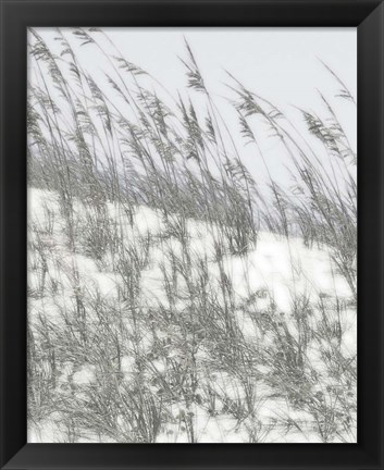 Framed Lush Dunes III Print