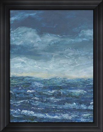 Framed Dark Seas I Print