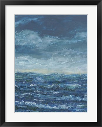 Framed Dark Seas I Print