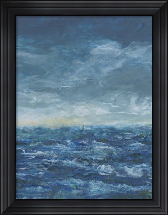 Framed Dark Seas II Print
