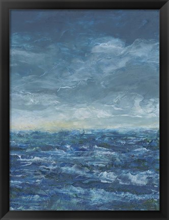 Framed Dark Seas II Print