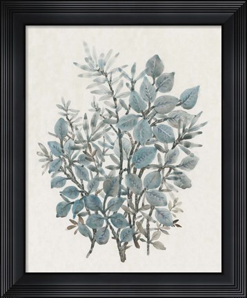 Framed Leaf Arrangement I Print