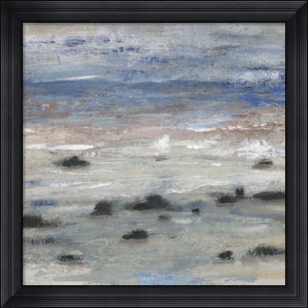 Framed Tempest of the Sea II Print