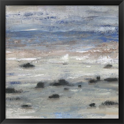Framed Tempest of the Sea II Print