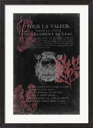 Framed Pour La Mer II Print