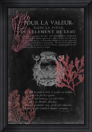 Framed Pour La Mer II Print