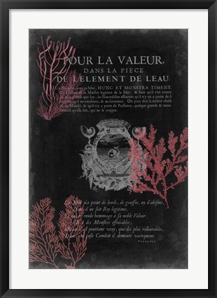 Framed Pour La Mer II Print