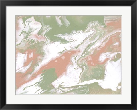 Framed Saltwater Pastels I Print