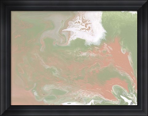 Framed Saltwater Pastels II Print
