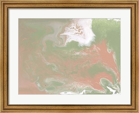Framed Saltwater Pastels II Print